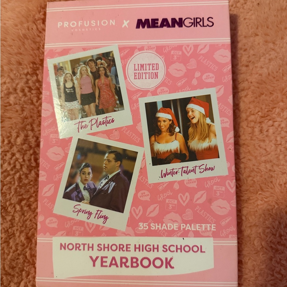 Profusion Cosmetics Mean Girls Eyeshadow Palette - Pink and Red Shades